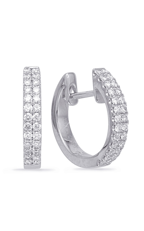 OPJ Signature Huggies Earrings E7959WGproduct image