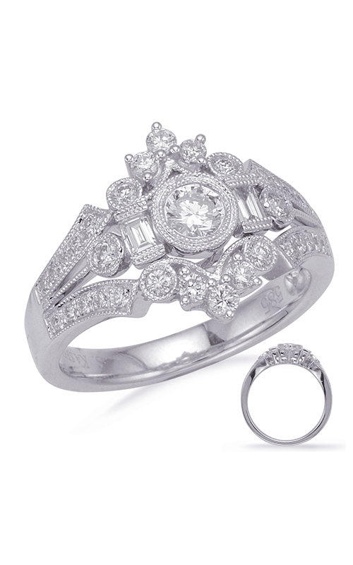 S. Kashi and Sons Vintage Fashion Ring D4709WGproduct image