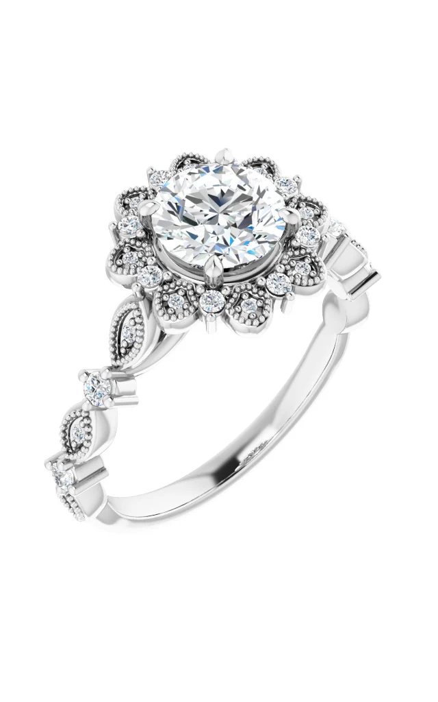 Stuller Halo Engagement ring 123782