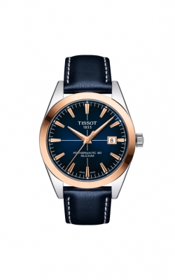 Tissot Gentleman Gold Bezel Watch T9274074604100 product image