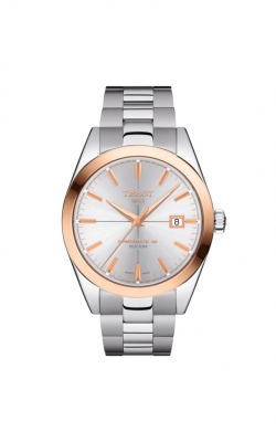 Tissot Gentleman Gold Bezel Watch T9274074103100 product image