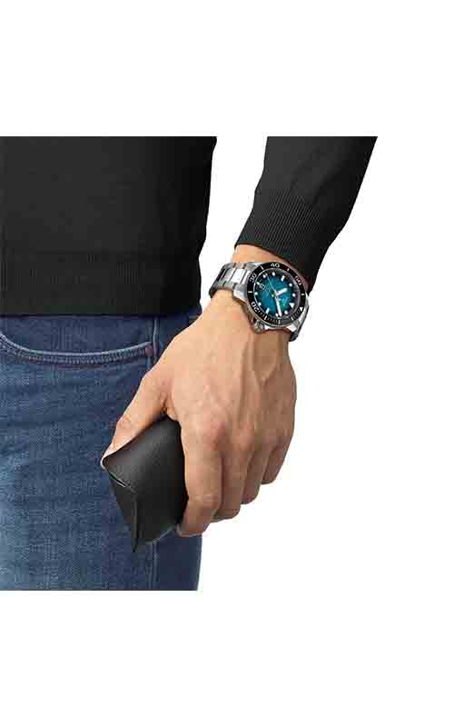 Tissot T-Sport Seastar 2000 Powermatic 80 Watch T1206071104100 4