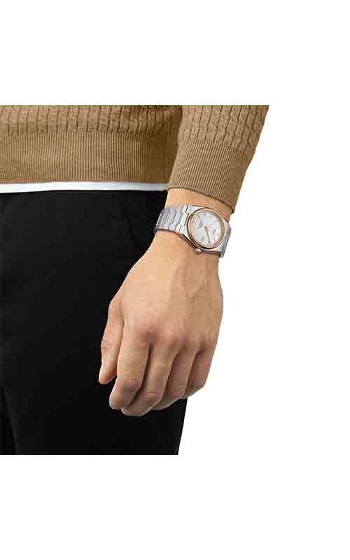 Tissot T-Classic Prx Powermatic 80 Watch T1374072103100 4