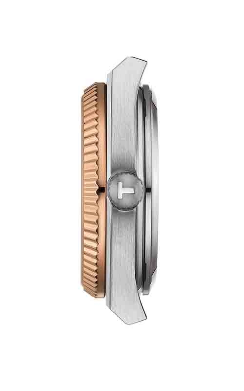 Tissot Prx 35mm Powermatic 80 Steel & 18K Gold Bezel Watch T9312074133600 2