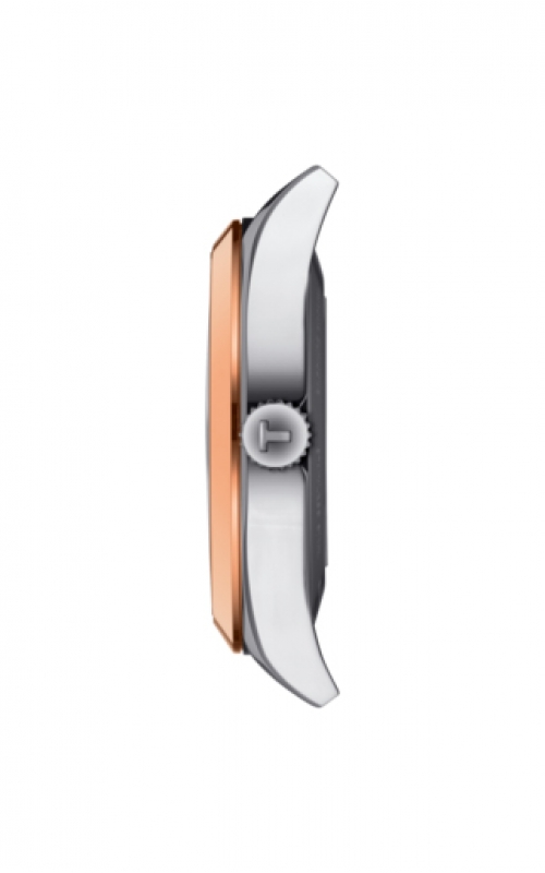 Tissot Gentleman Gold Bezel Watch T9274074604100 2