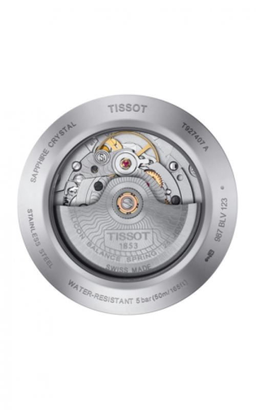 Tissot Gentleman Gold Bezel Watch T9274074103100 2