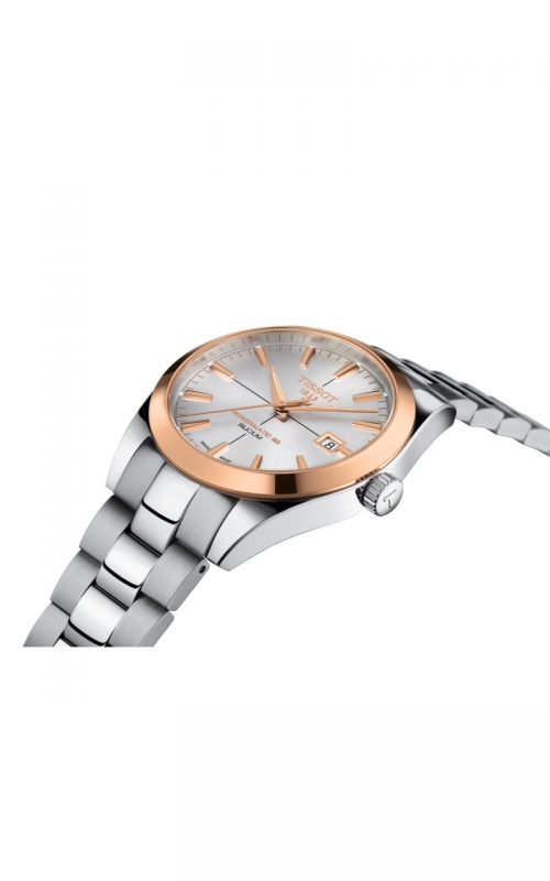 Tissot Gentleman Gold Bezel Watch T9274074103100 5