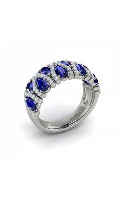 Vlora Adella Multi Diamond and Sapphire Statement Fashion Ring VR60997S-14WG product image