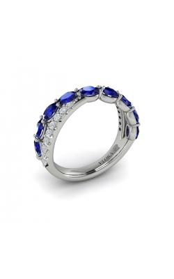 Vlora Adella Multi Diamond and Sapphire Twist Statement Fashion Ring VR61007S-14WG product image