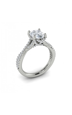 Vlora Classic Engagement Ring VSC20107-OV15-14WG product image