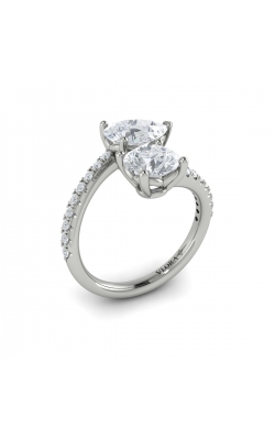 Vlora Two Stone Engagement Ring VSD20236-14WG product image