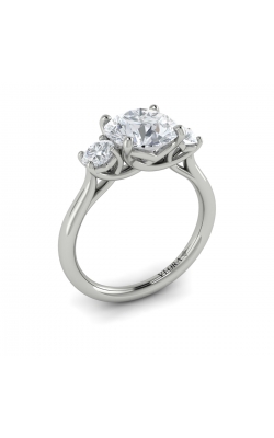 Vlora Three Stone Engagement Ring VST20001-RD20-14WG product image