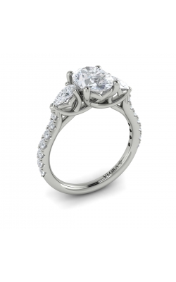 Vlora Three Stone Engagement Ring VST20003-OV15-14WG product image