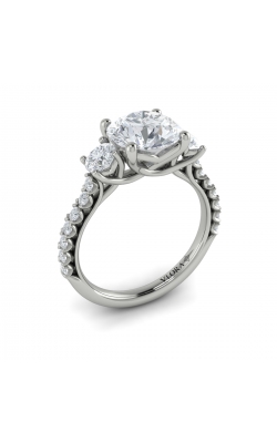 Vlora Three Stone Engagement Ring VST20007-RD20-14WG product image