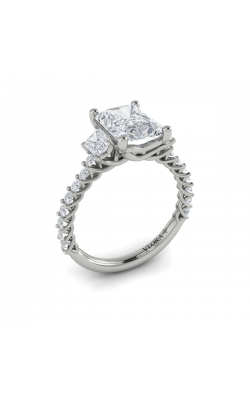 Vlora Three Stone Engagement Ring VST20008-EC20-14WG product image