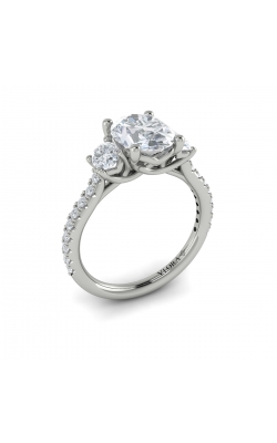 Vlora Three Stone Engagement Ring VST20011-OV20-14WG product image