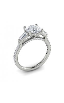 Vlora Three Stone Engagement Ring VST20013-RD15-14WG product image
