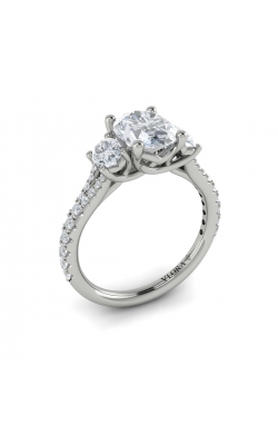 Vlora Three Stone Engagement Ring VST20017-OV15-14WG product image