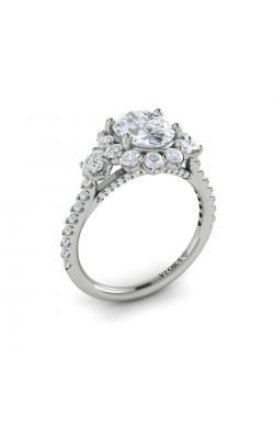 Vlora Three Stone Engagement Ring VST20033-OV15-14WG product image