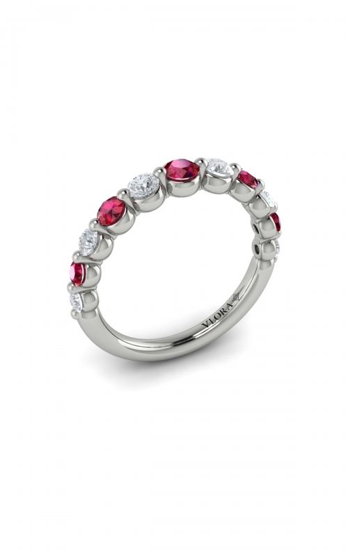 Vlora Adella Diamond and Ruby Fashion Ring VR60091R-14WGproduct image