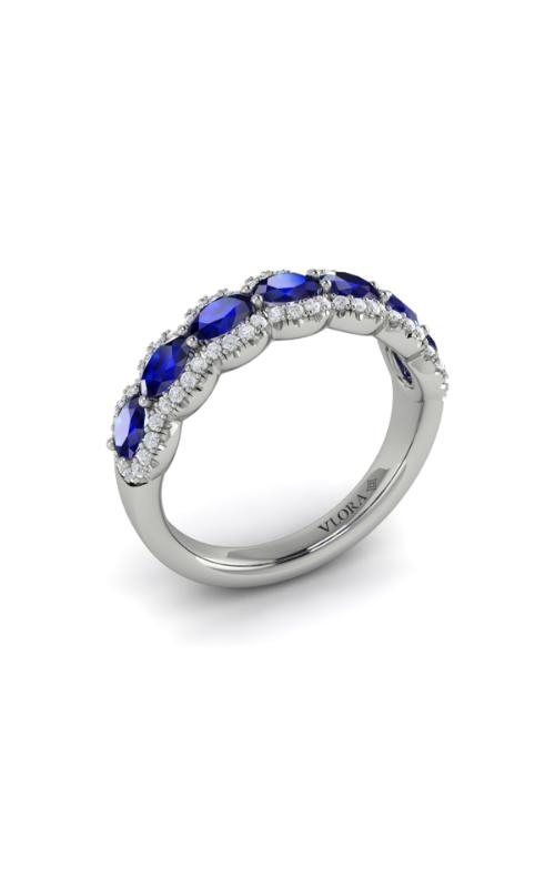 Vlora Adella Diamond and Sapphire Statement Fashion Ring VR60985S-14WGproduct image