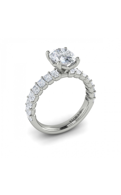 Vlora Classic Engagement Ring VSC20102-OV15-14WGproduct image