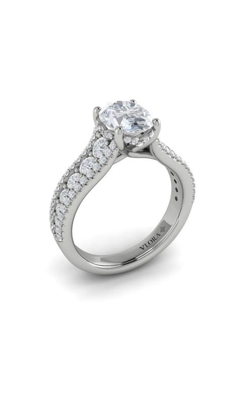 Vlora Classic Engagement Ring VSC20122-OV15-14WGproduct image