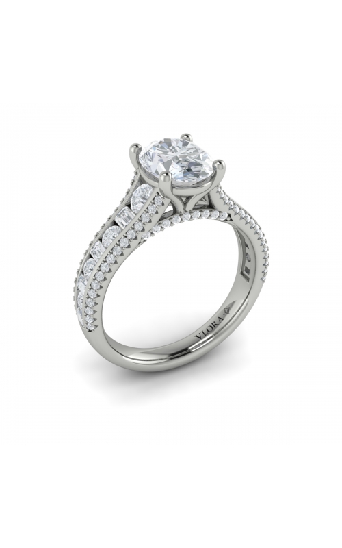 Vlora Classic Engagement Ring VSC20126-OV15-14WGproduct image