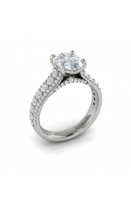 Vlora Classic Engagement Ring VSC20196-OV20-14WGproduct image