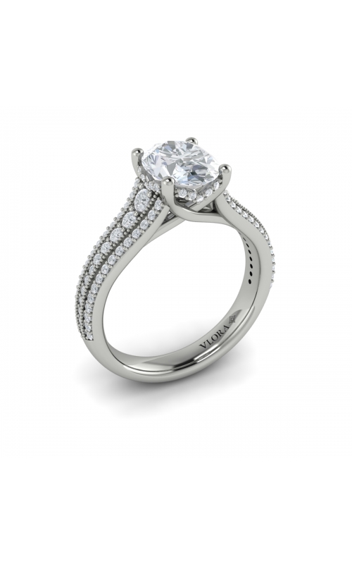 Vlora Classic Engagement Ring VSC20217-OV15-14WGproduct image