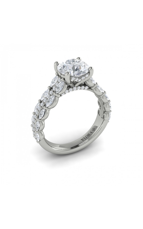 Vlora Classic Engagement Ring VSC20294-RD15-14WGproduct image
