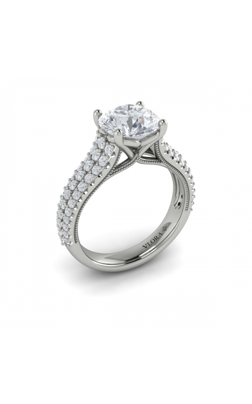 Vlora Classic Engagement Ring VSC20297-RD20-14WGproduct image