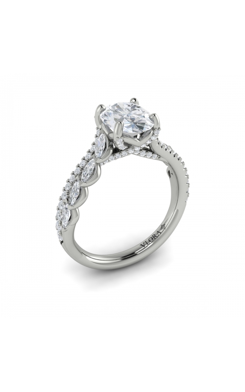 Vlora Classic Engagement Ring VSC20309-OV15-14WGproduct image