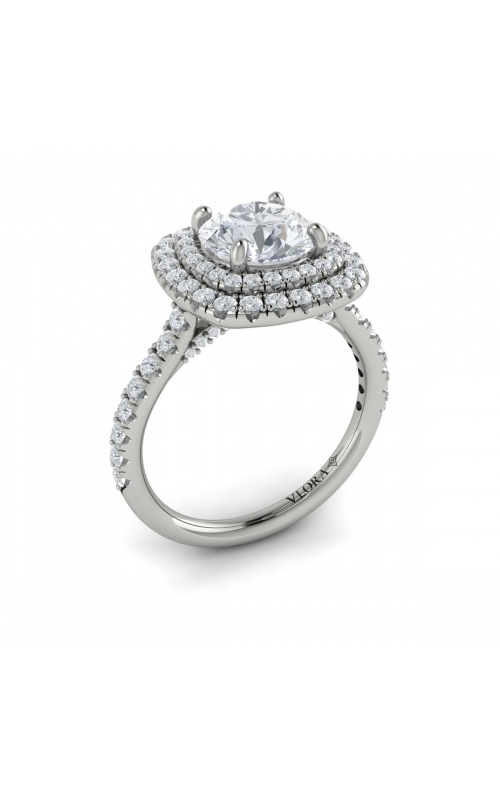 Vlora Halo Engagement Ring VSH20055-RD15-14WGproduct image