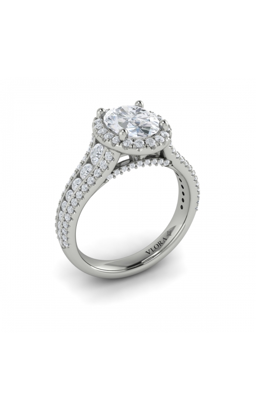 Vlora Halo Engagement Ring VSH20124-OV15-14WGproduct image