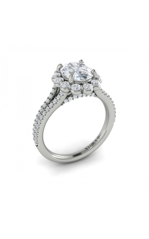 Vlora Halo Engagement Ring VSH20142-OV15-14WGproduct image