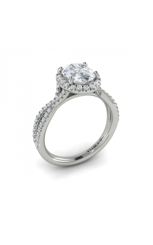 Vlora Halo Engagement Ring VSH20186-OV15-14WGproduct image