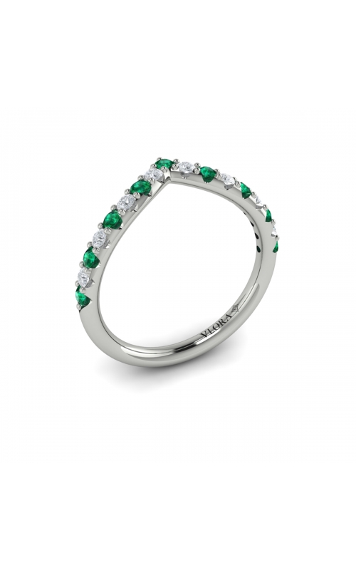 Vlora Colored Wedding Band VW62004E-14WGproduct image