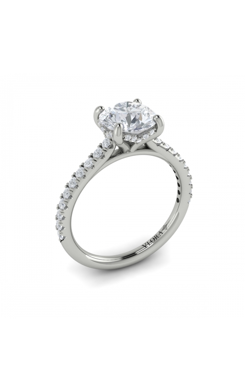 Vlora Classic Engagement Ring VSC20040-RD15-18WG