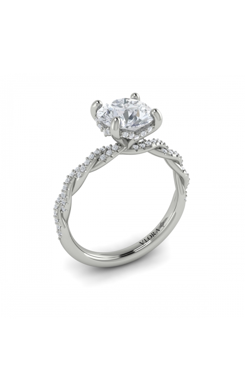 Vlora Classic Engagement Ring VSC20103-RD15-18WG