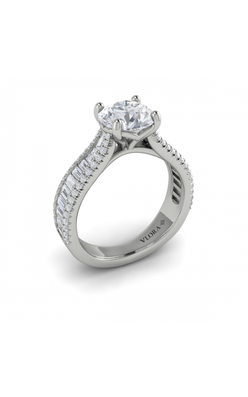 Vlora Classic Engagement Ring VSC20214-RD15-18WG