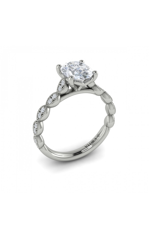 Vlora Classic Engagement Ring VSC20252-OV15-18WG