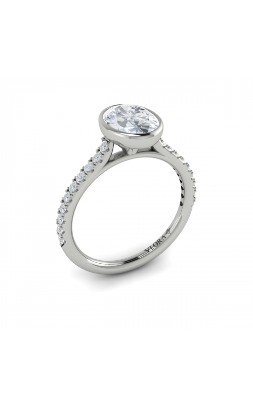 Vlora Classic Engagement Ring VSC20267-OV15-18WG