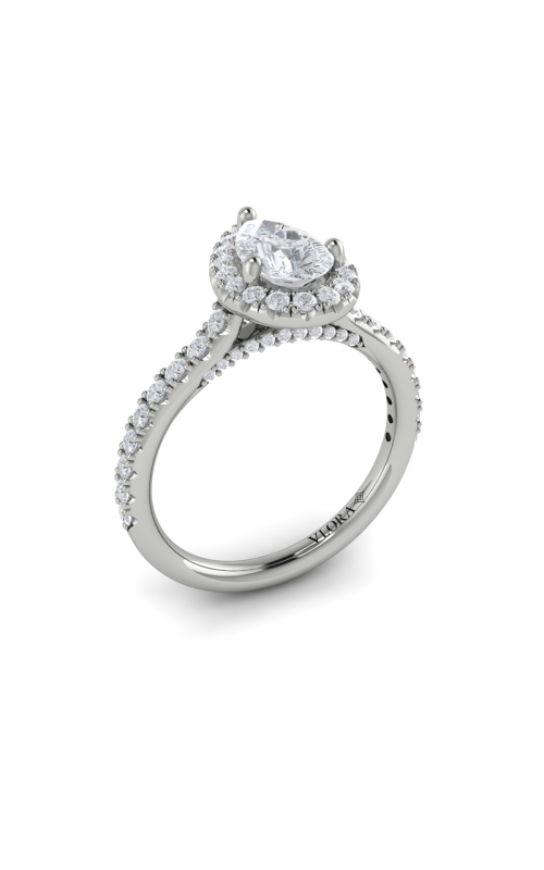 Vlora Halo Engagement Ring VSH20046-PS10-18WG