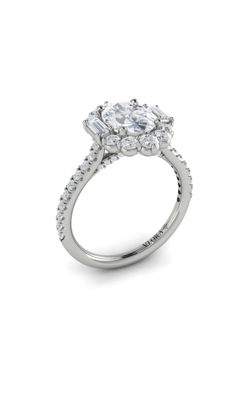 Vlora Halo Engagement Ring VSH20137-OV15-18WG