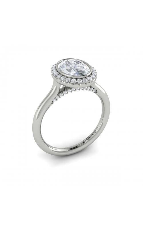 Vlora Halo Engagement Ring VSH20273-OV15-18WG