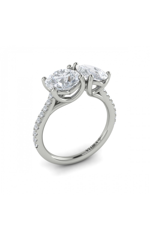 Vlora Two Stone Engagement Ring VSD20239-18WG