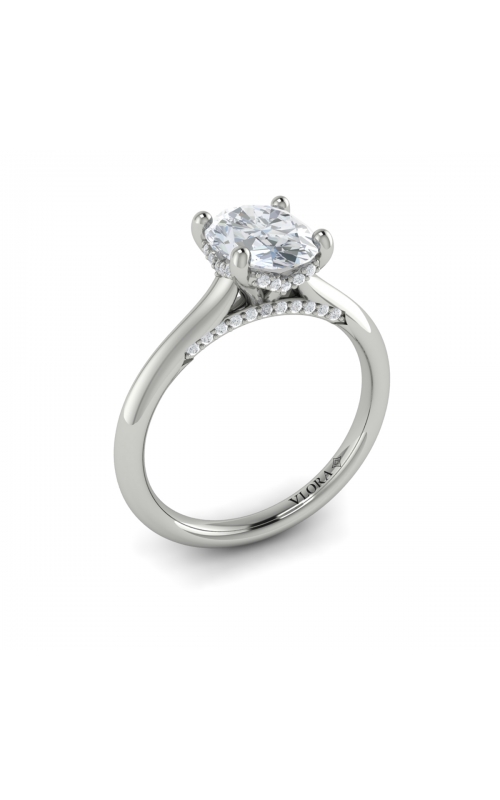 Vlora Solitaire Engagement Ring VSS20066-OV15-18WG
