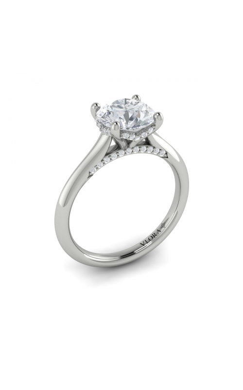 Vlora Solitaire Engagement Ring VSS20067-RD15-18WG