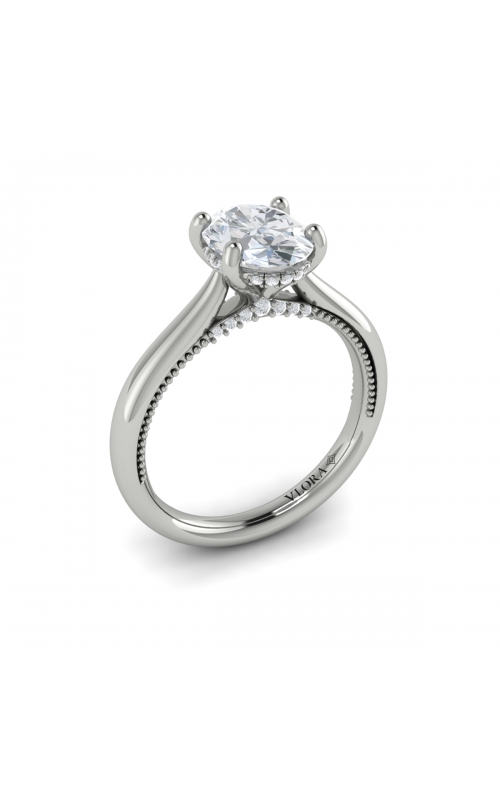 Vlora Solitaire Engagement Ring VSS20070-OV15-18WG